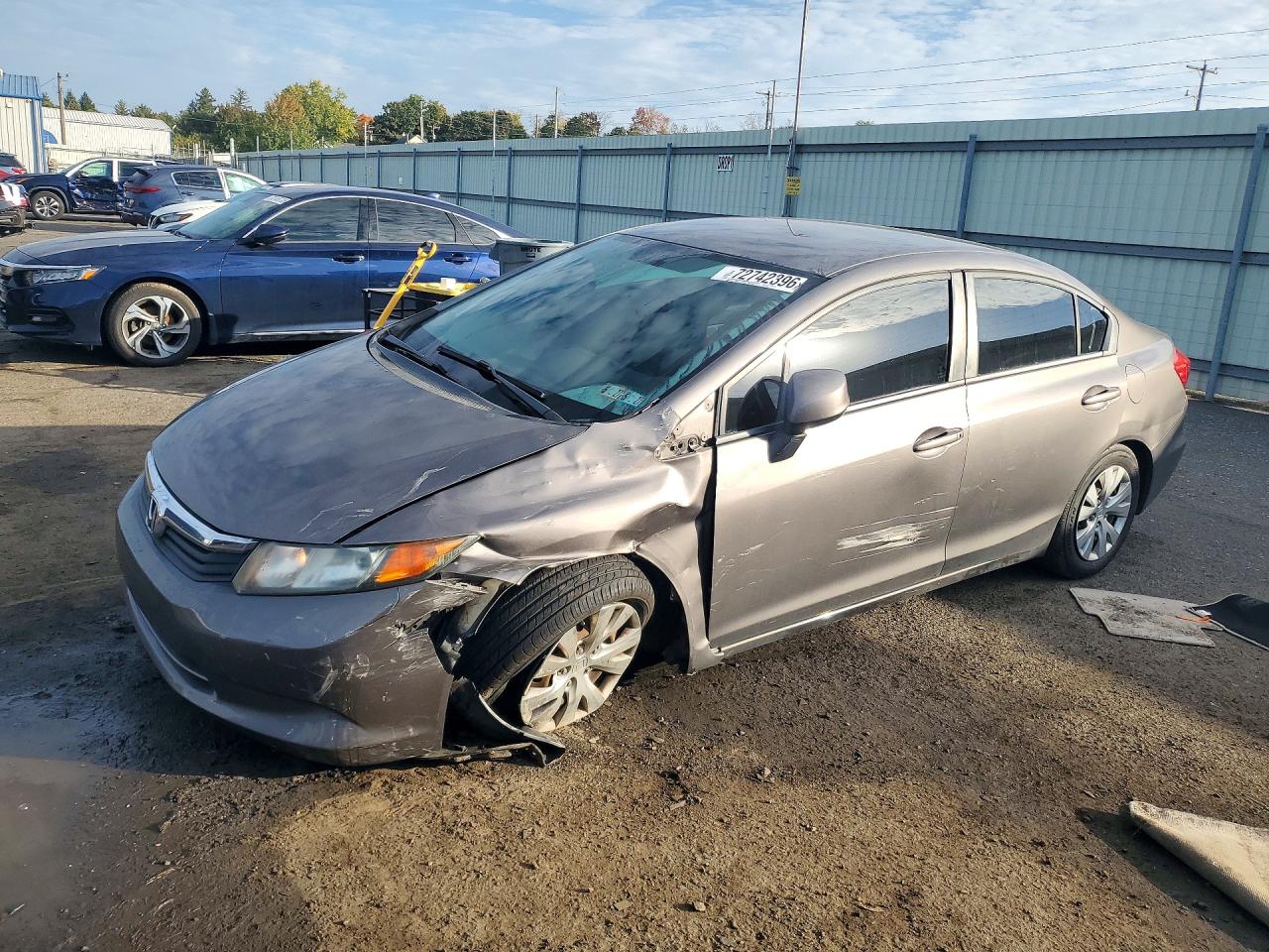 2012 HONDA CIVIC LX | 19XFB2F54CE390440 | UPCARS