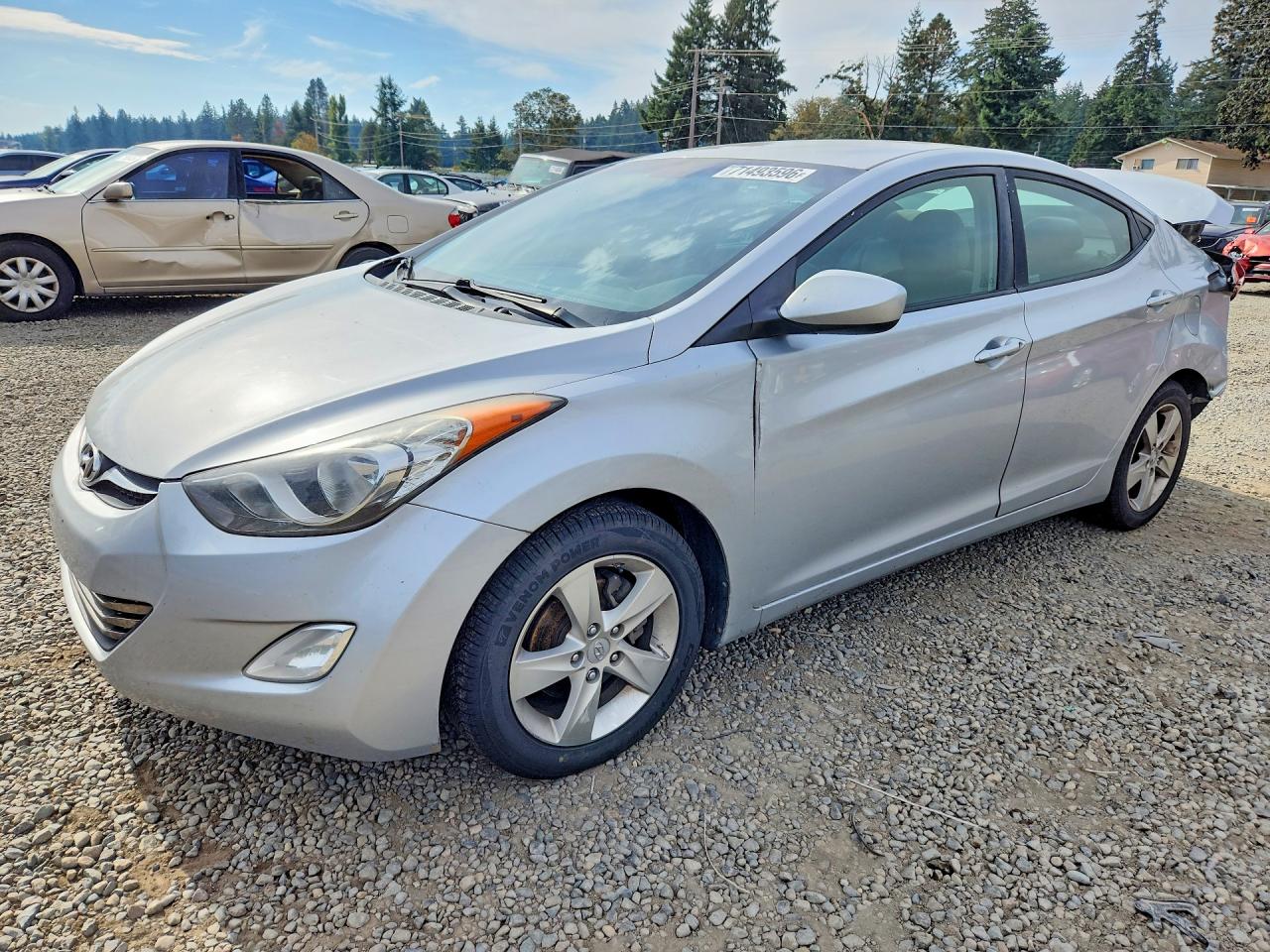 2012 HYUNDAI ELANTRA GLS | 5NPDH4AEXCH062637 | UPCARS