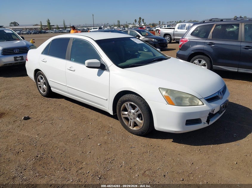 2007 HONDA ACCORD 2.4 SE | 1HGCM56307A191375 | UPCARS