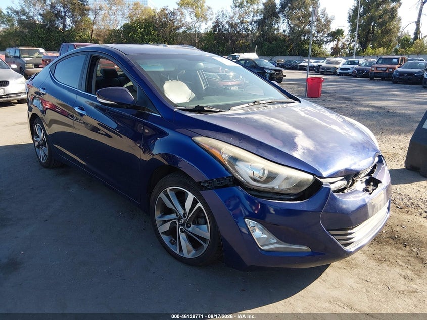 2014 HYUNDAI ELANTRA LIMITED | 5NPDH4AE9EH511356 | UPCARS