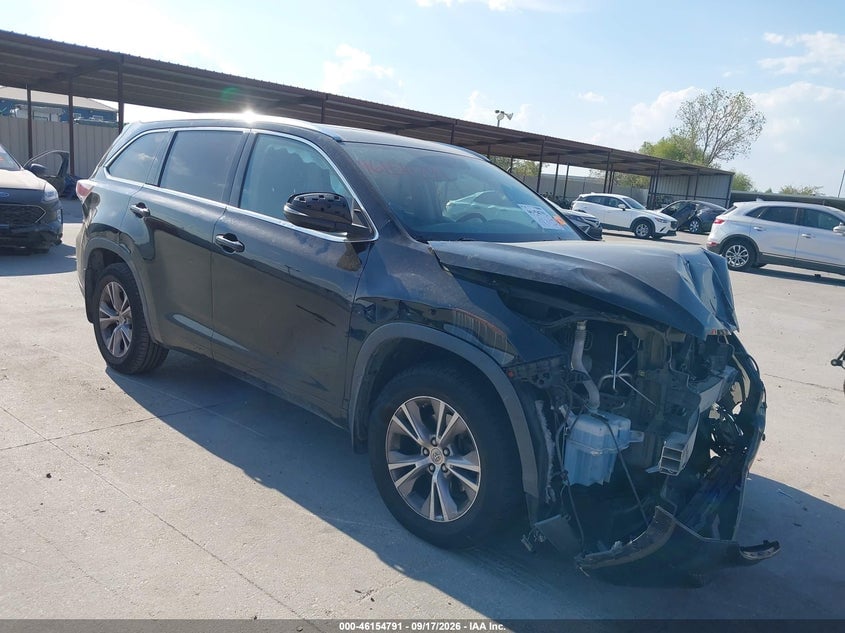 2015 TOYOTA HIGHLANDER XLE V6 | 5TDJKRFH8FS073820 | UPCARS