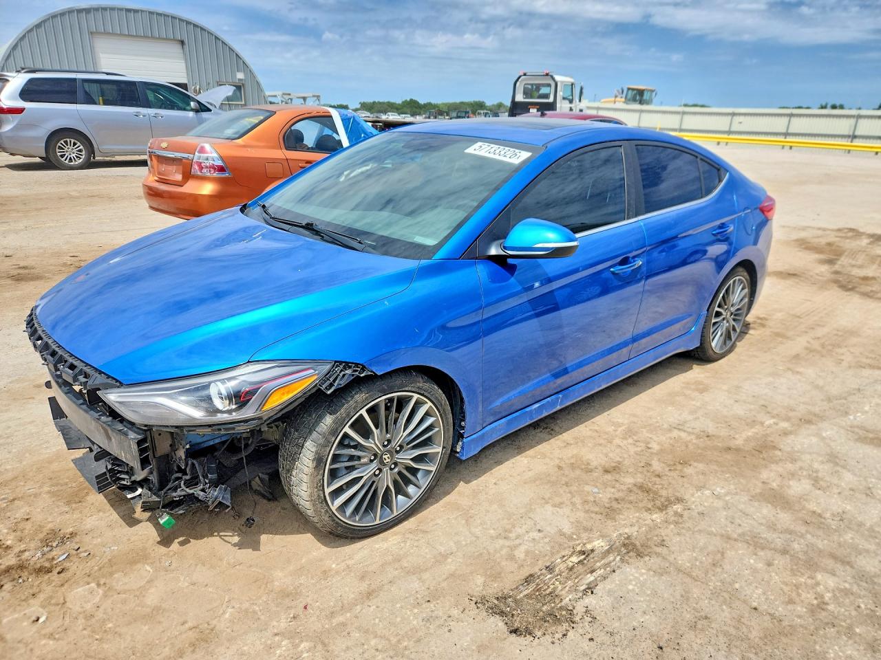 2017 HYUNDAI ELANTRA SPORT | KMHD04LB4HU328950 | UPCARS