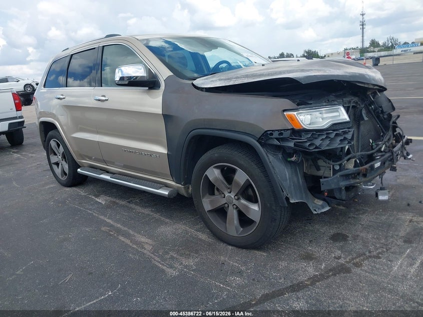 2014 JEEP GRAND CHEROKEE OVERLAND | 1C4RJECT7EC276589 | UPCARS