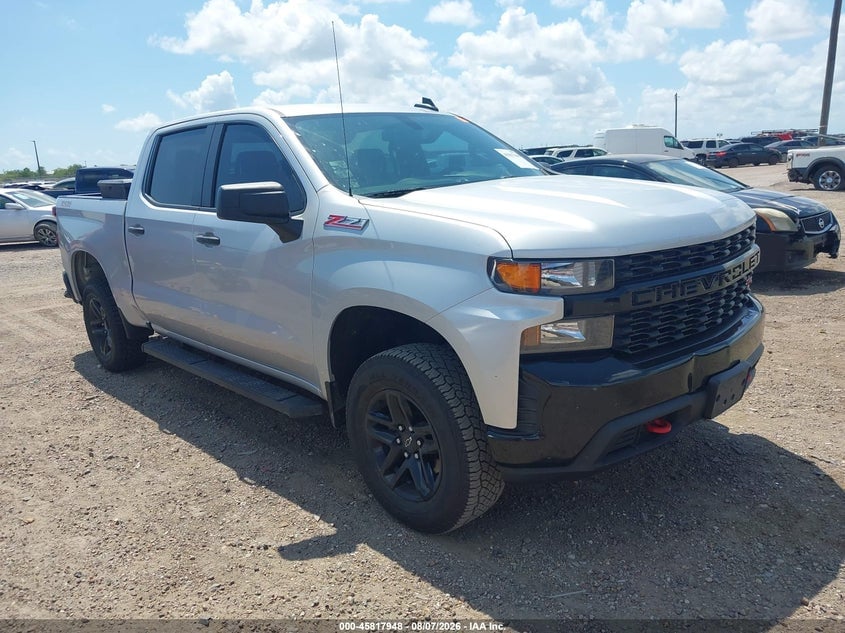 2021 CHEVROLET SILVERADO 1500 4WD  SHORT BED CUSTOM TRAIL BOSS | 1GCPYCEFXMZ453422 | UPCARS