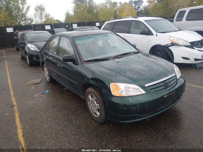 2001 HONDA CIVIC LX | 1HGES16511L003290 | UPCARS