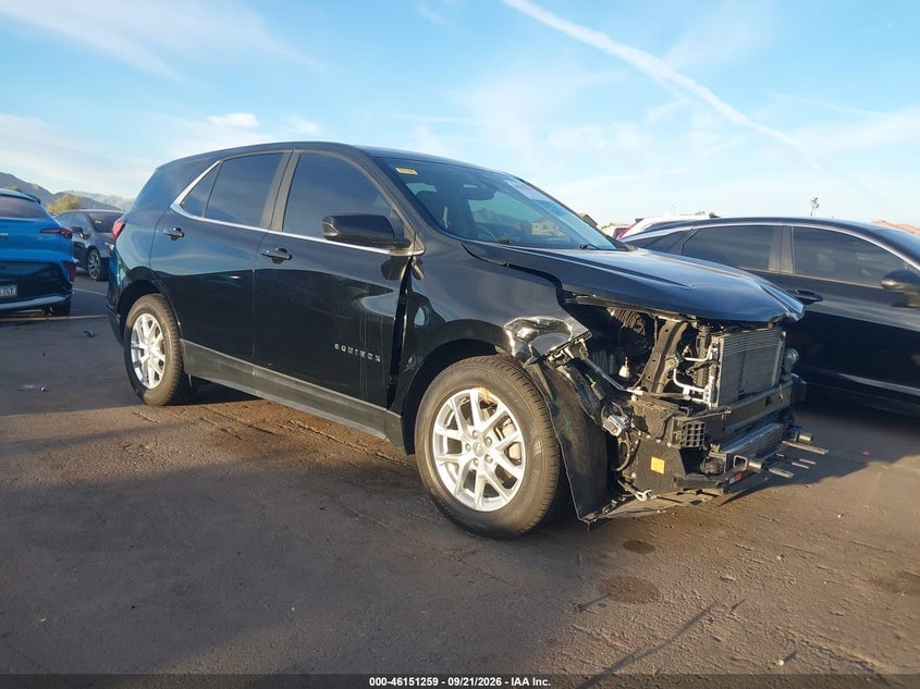 2022 CHEVROLET EQUINOX FWD LT | 2GNAXKEV1N6104163 | UPCARS