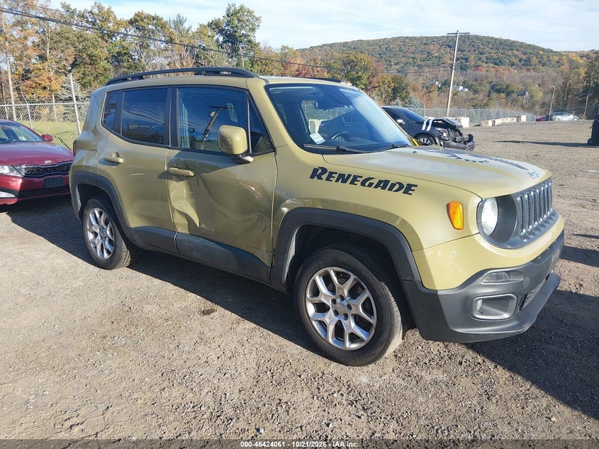 2015 JEEP RENEGADE LATITUDE | ZACCJBBT1FPB48643 | UPCARS
