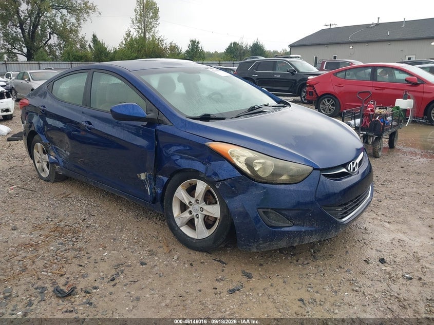2013 HYUNDAI ELANTRA GLS (ULSAN PLANT) | KMHDH4AE6DU791639 | UPCARS