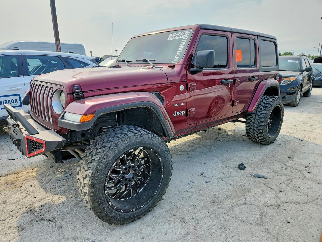 2021 JEEP WRANGLER SAHARA | 1C4HJXEG2MW614498 | UPCARS