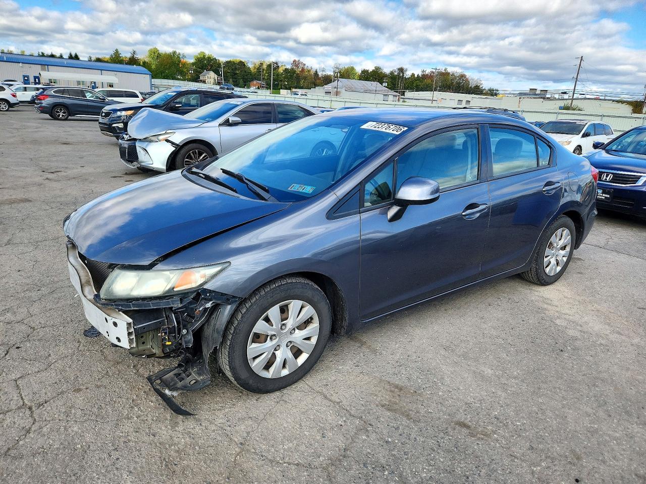 2012 HONDA CIVIC LX | 19XFB2F54CE313440 | UPCARS