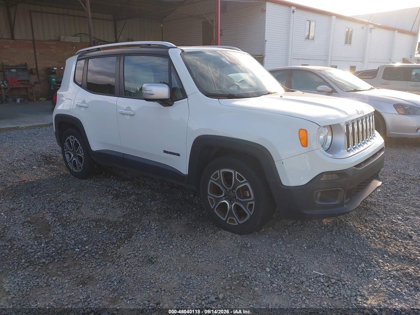 2016 JEEP RENEGADE LIMITED | ZACCJADT6GPD17581 | UPCARS