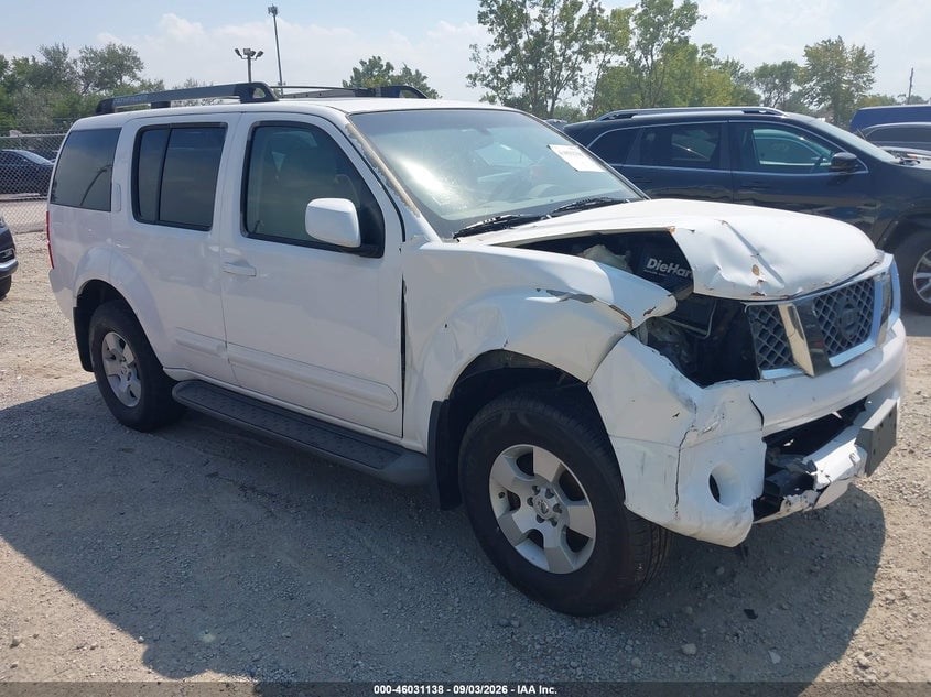 2005 NISSAN PATHFINDER SE | 5N1AR18WX5C788165 | UPCARS