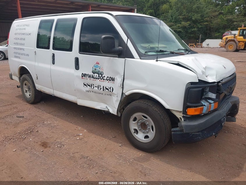2013 CHEVROLET EXPRESS 2500 WORK VAN | 1GCWGFCA1D1154486 | UPCARS