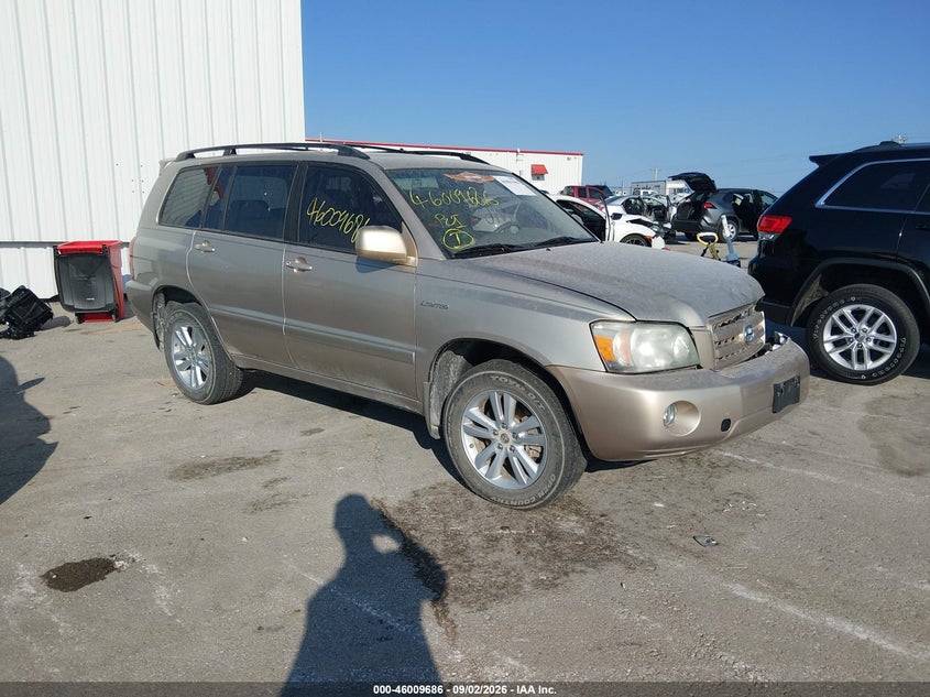 2006 TOYOTA HIGHLANDER HYBRID LIMITED V6 | JTEEW21A860012912 | UPCARS