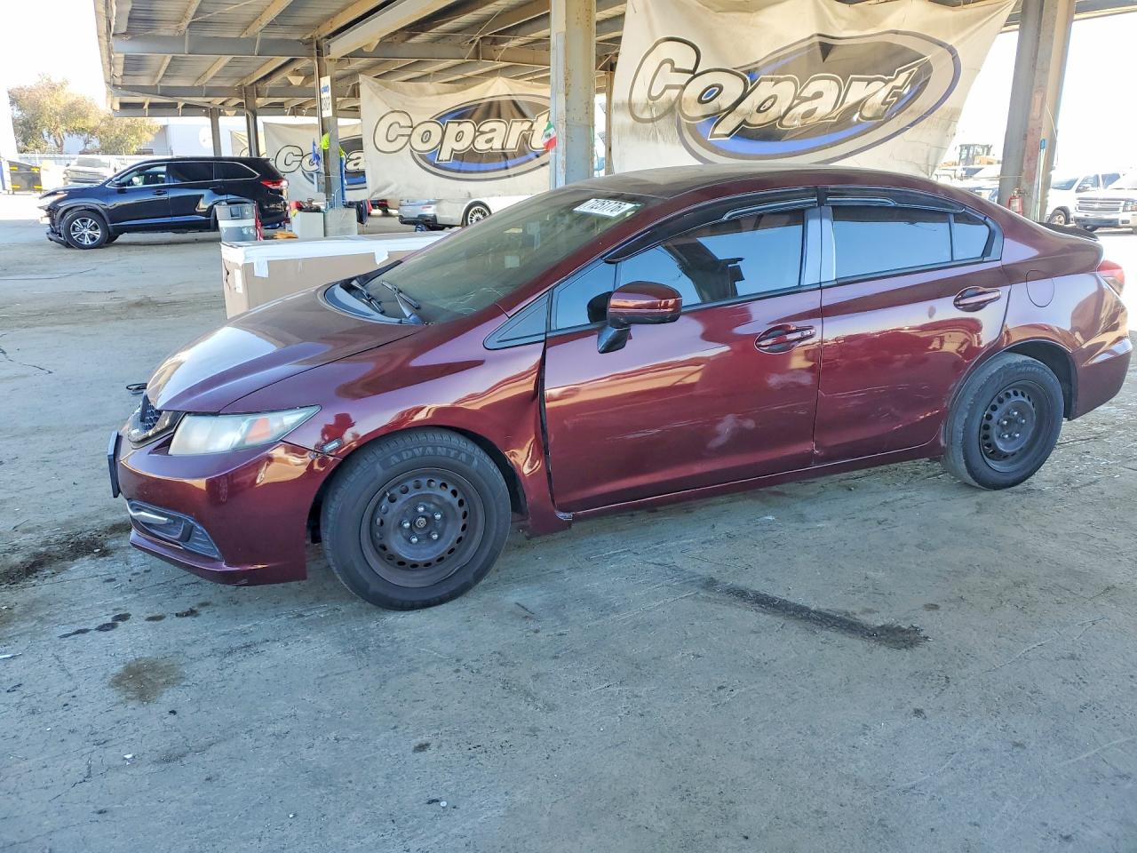 2014 HONDA CIVIC LX | 19XFB2F55EE215634 | UPCARS