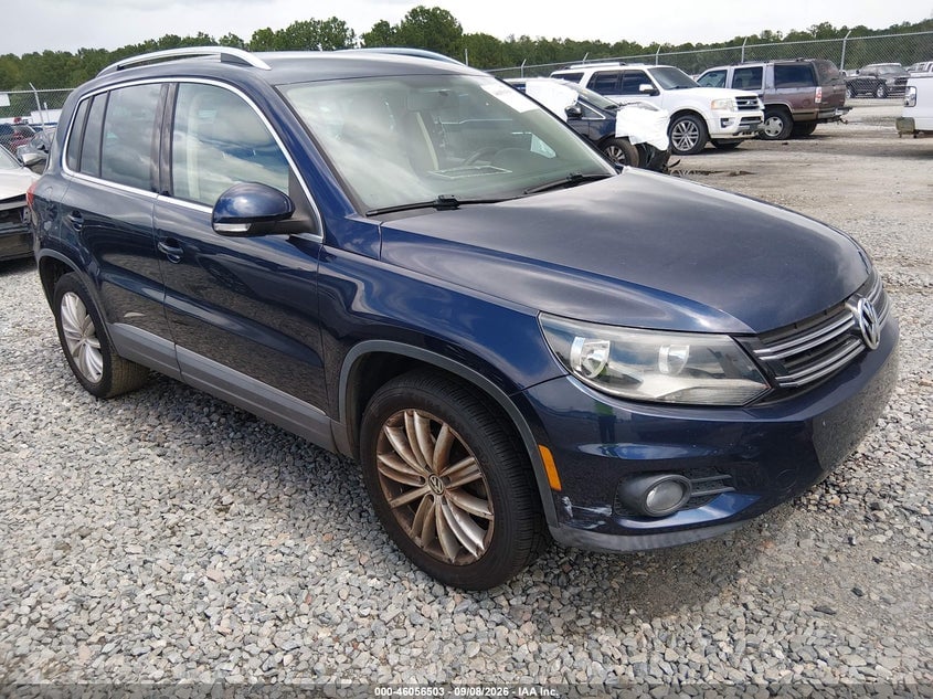 2012 VOLKSWAGEN TIGUAN SE | WVGAV7AX6CW525846 | UPCARS