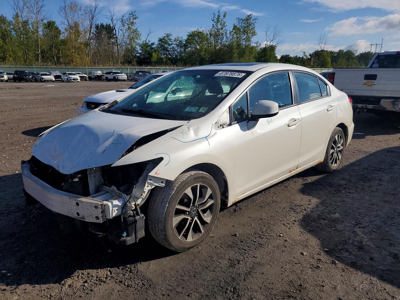 2013 HONDA CIVIC EXL | 19XFB2F99DE213256 | UPCARS