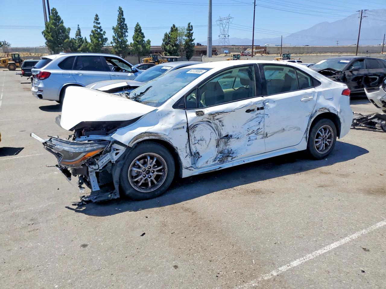 2021 TOYOTA COROLLA LE | JTDEAMDE5MJ015304 | UPCARS