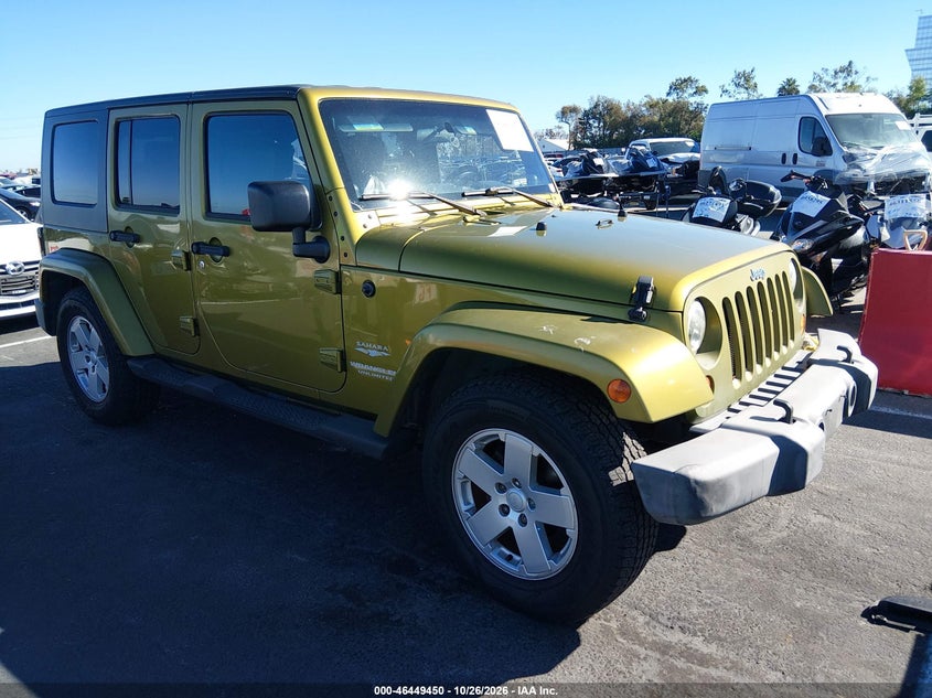 2007 JEEP WRANGLER UNLIMITED SAHARA | 1J4GB59197L141864 | UPCARS
