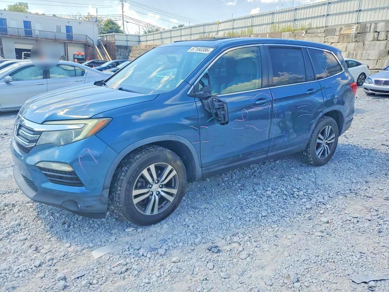 2016 HONDA PILOT EXL | 5FNYF6H55GB013181 | UPCARS