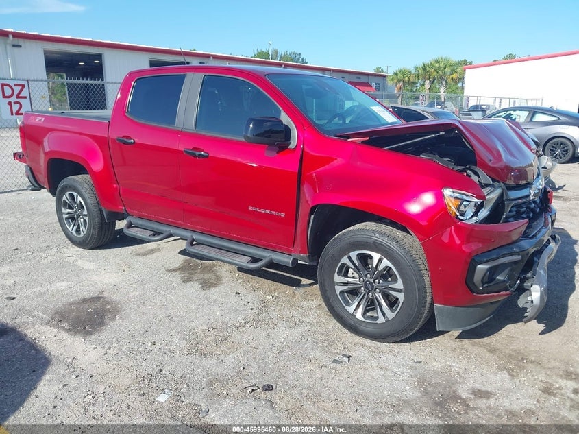2021 CHEVROLET COLORADO 2WD  SHORT BOX Z71 | 1GCGSDEN1M1217531 | UPCARS