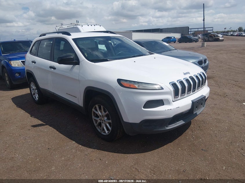 2016 JEEP CHEROKEE SPORT | 1C4PJLAB1GW125822 | UPCARS