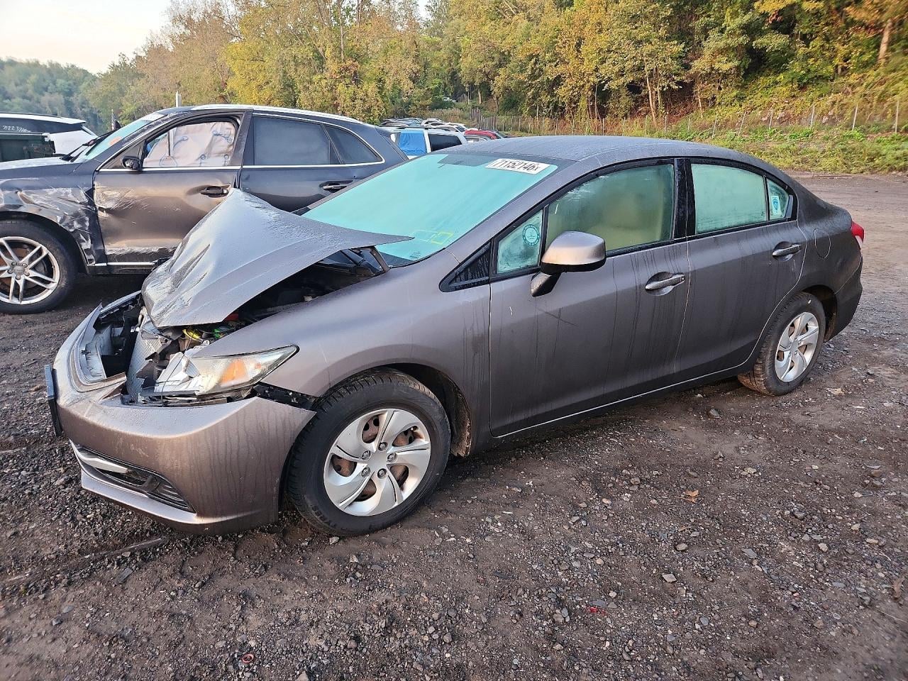 2013 HONDA CIVIC LX | 19XFB2F56DE202115 | UPCARS
