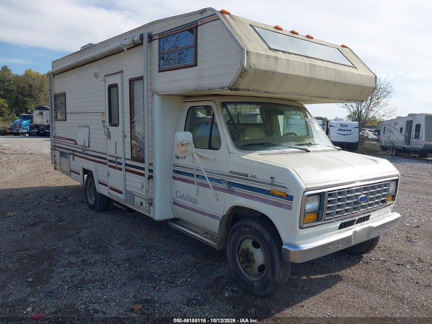 1988 FORD ECONOLIN E350 CUTAWAY VAN | 1FDKE30G2JHB36637 | UPCARS