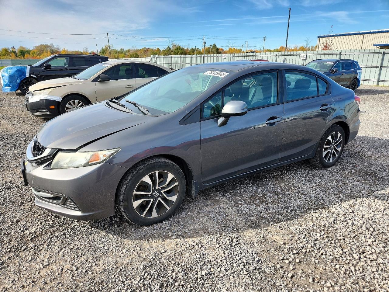 2013 HONDA CIVIC LX | 2HGFB2F51DH030761 | UPCARS