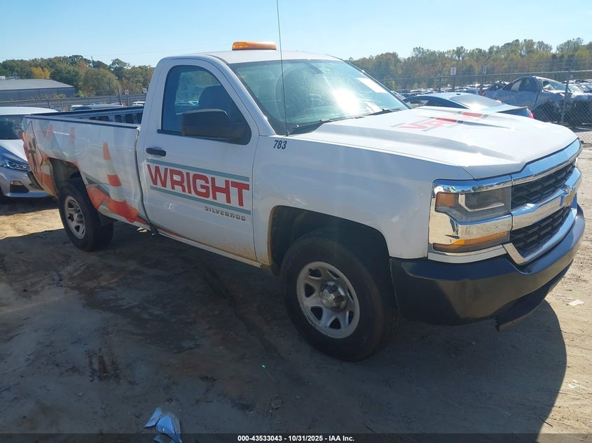 2018 CHEVROLET SILVERADO 1500 WT | 1GCNCNEH8JZ276206 | UPCARS
