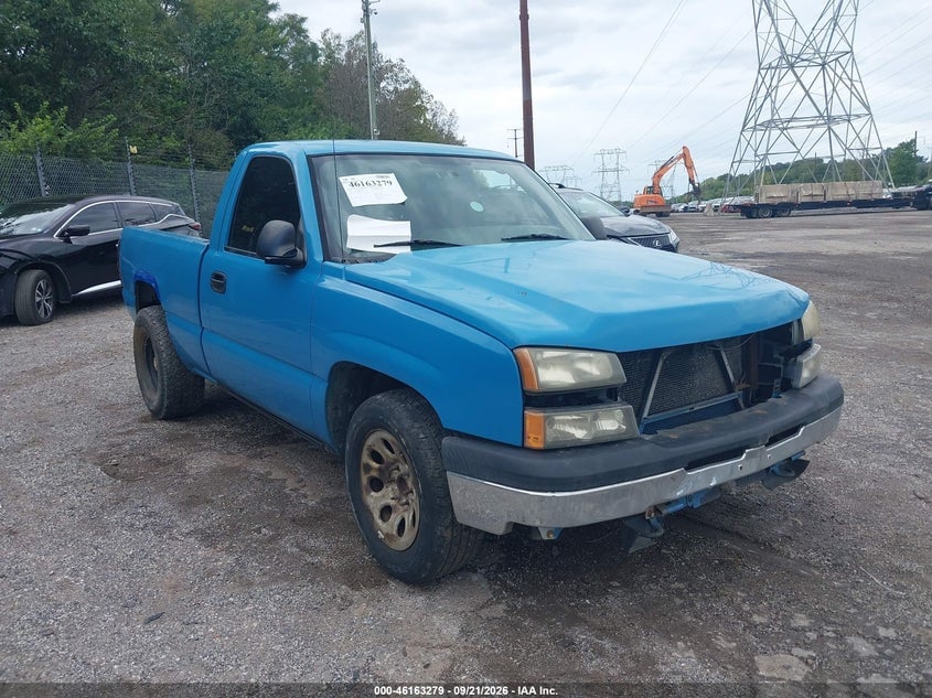 2006 CHEVROLET SILVERADO 1500 WORK TRUCK | 1GCEC14X96Z259049 | UPCARS