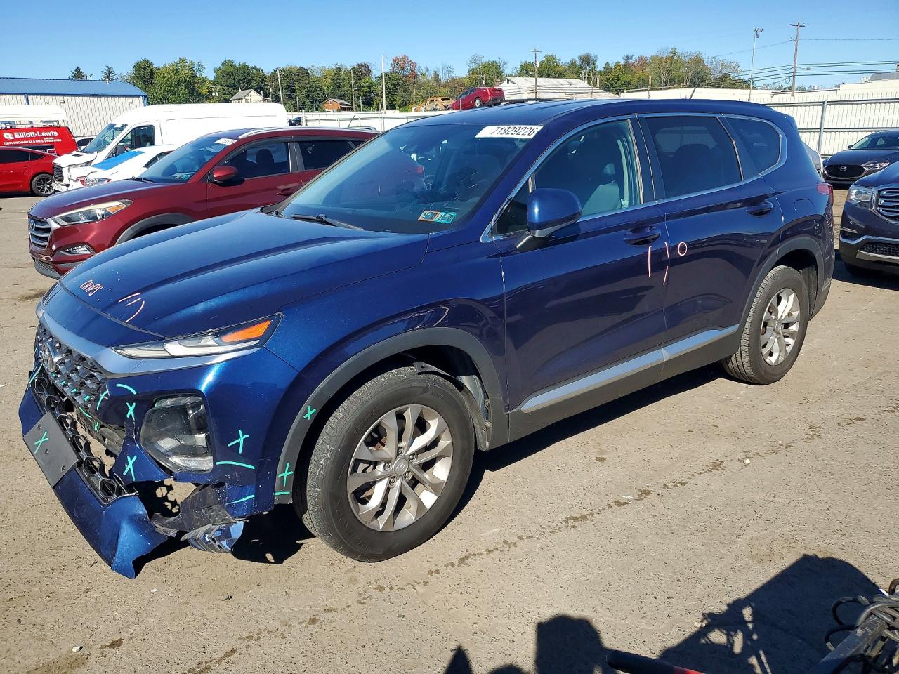 2019 HYUNDAI SANTA FE SE | 5NMS23AD0KH101550 | UPCARS