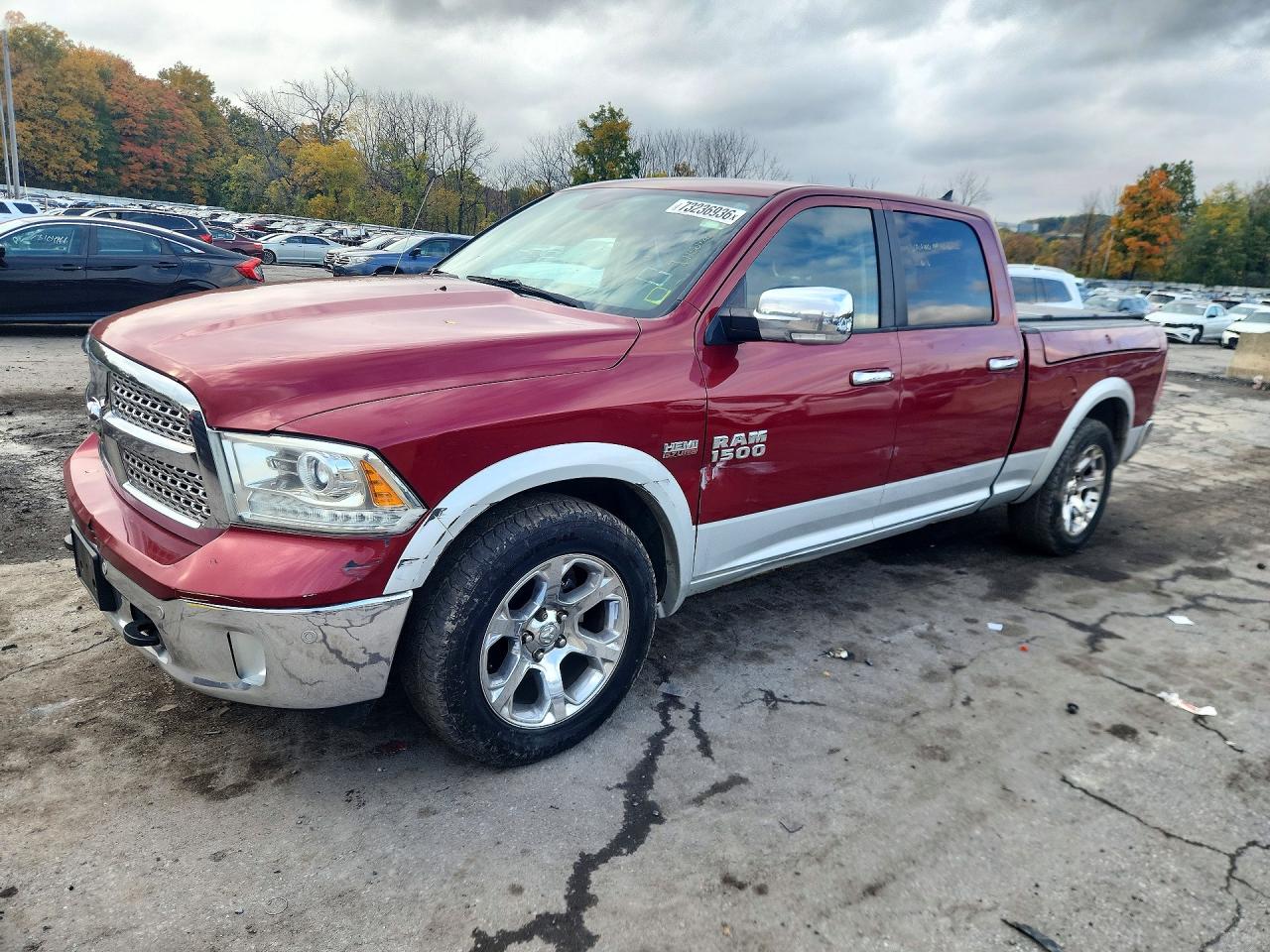 2014 RAM 1500 LARAMIE | 1C6RR7VT0ES187168 | UPCARS