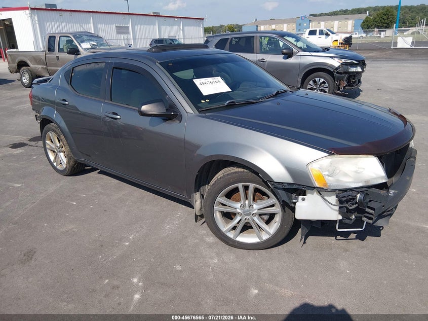 2012 DODGE AVENGER SE | 1C3CDZAG7CN255788 | UPCARS