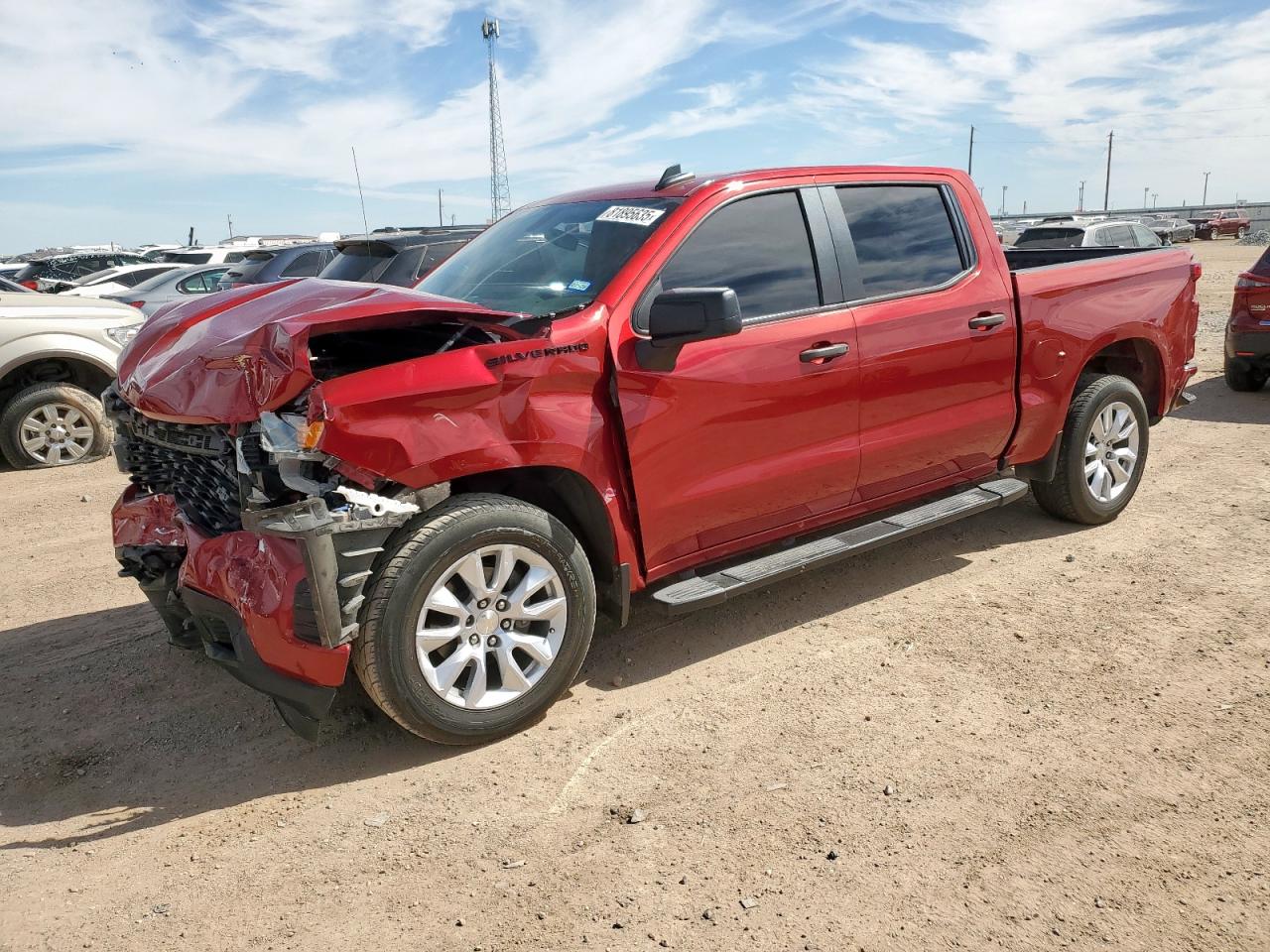 2021 CHEVROLET SILVERADO C1500 CUSTOM | 3GCPWBEK2MG425353 | UPCARS