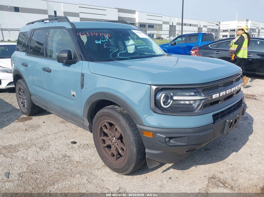 2022 FORD BRONCO SPORT BIG BEND | 3FMCR9B60NRD28076 | UPCARS