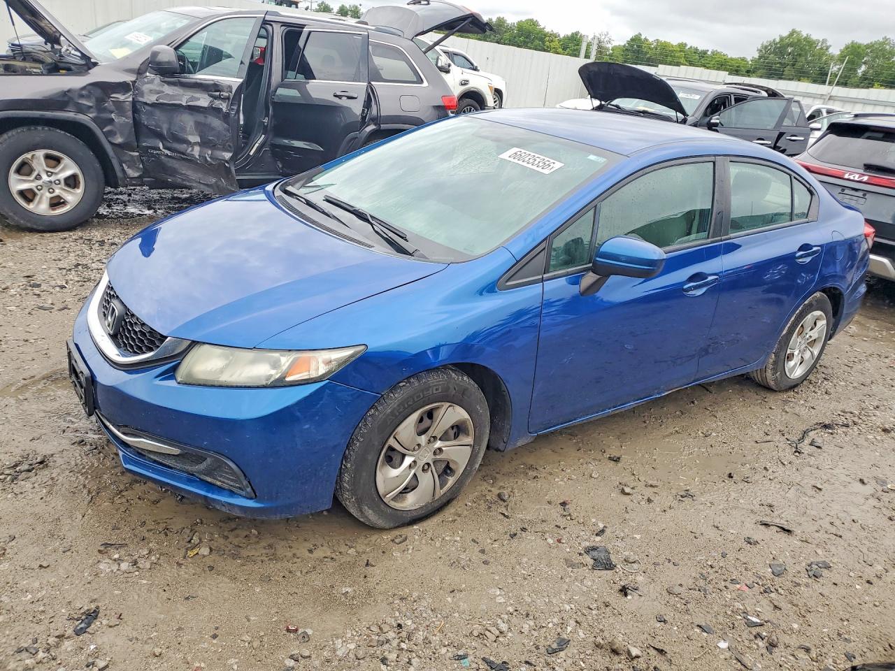 2014 HONDA CIVIC LX | 19XFB2F56EE024093 | UPCARS