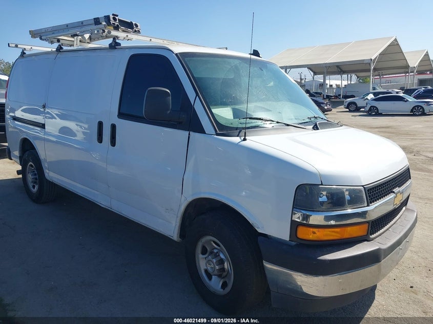 2022 CHEVROLET EXPRESS CARGO RWD 2500 REGULAR WHEELBASE WT | 1GCWGAF76N1182434 | UPCARS