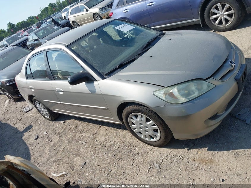 2004 HONDA CIVIC LX | 2HGES16584H503495 | UPCARS