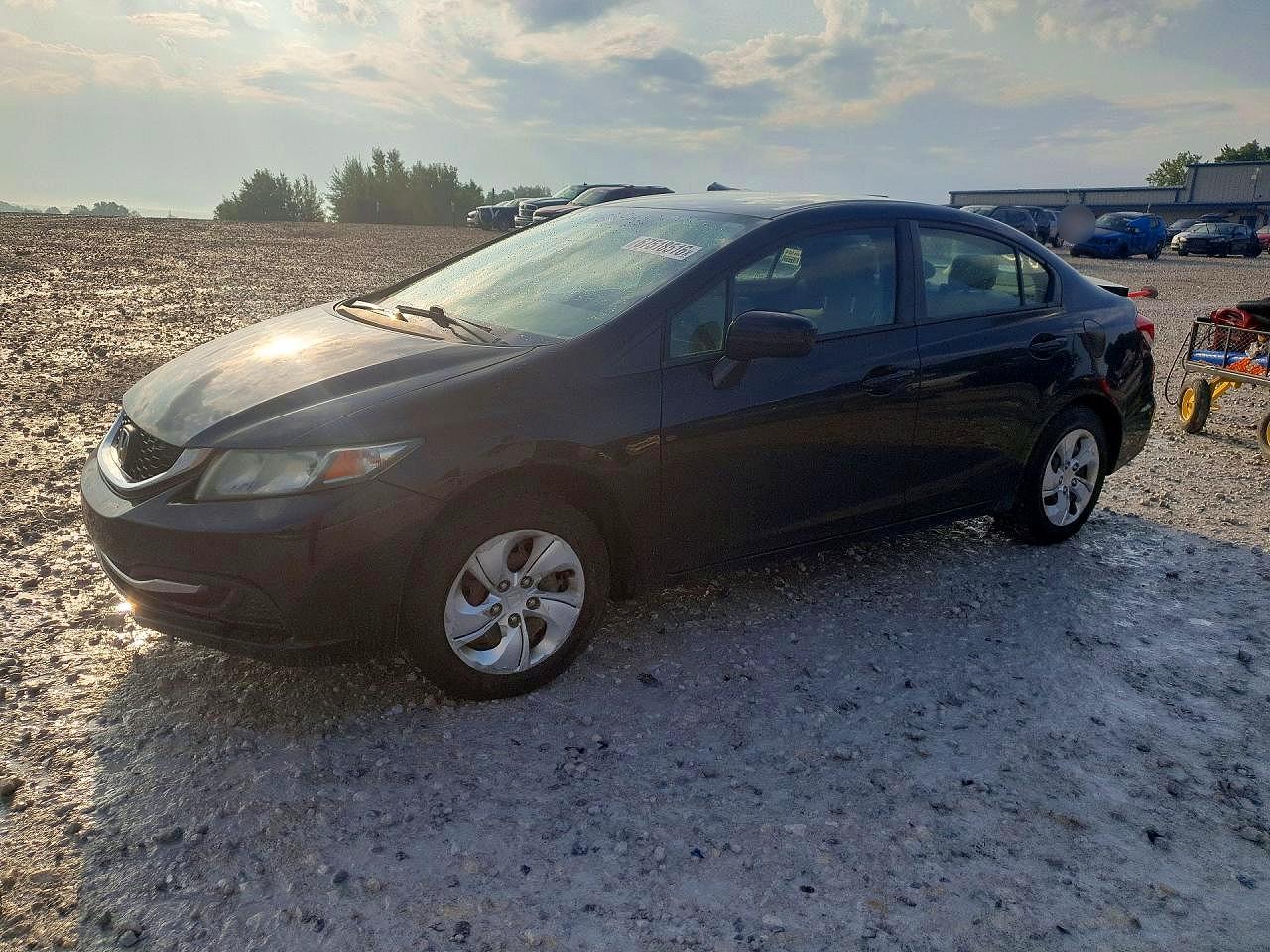 2014 HONDA CIVIC LX | 19XFB2F53EE016078 | UPCARS