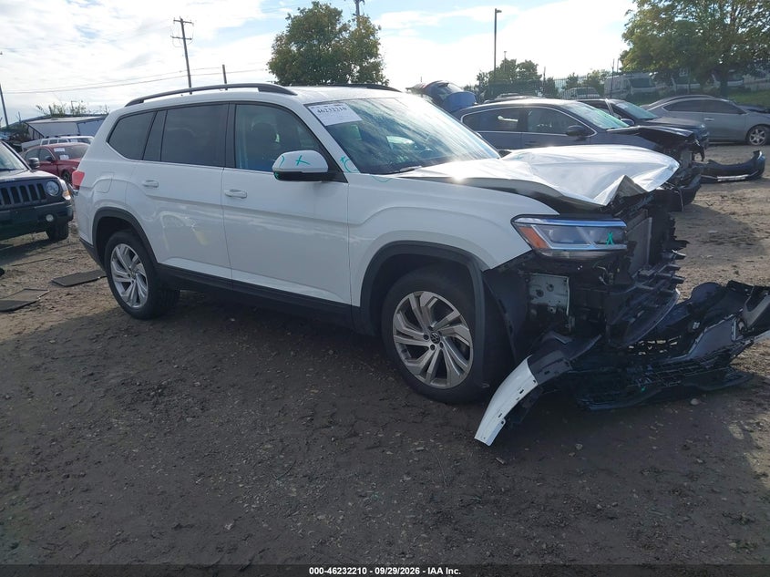 2021 VOLKSWAGEN ATLAS 3.6L V6 SE W/TECHNOLOGY | 1V2KR2CA7MC508435 | UPCARS