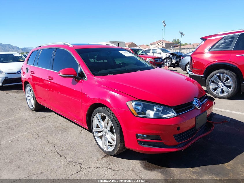 2015 VOLKSWAGEN GOLF SPORTWAGEN TDI SEL 4-DOOR | 3VWCA7AU3FM512973 | UPCARS