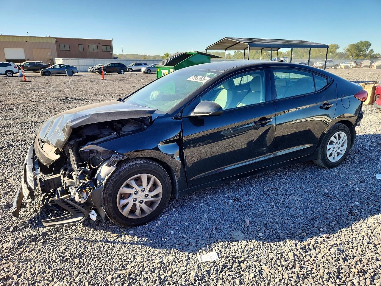 2017 HYUNDAI ELANTRA SE | 5NPD74LF4HH182420 | UPCARS