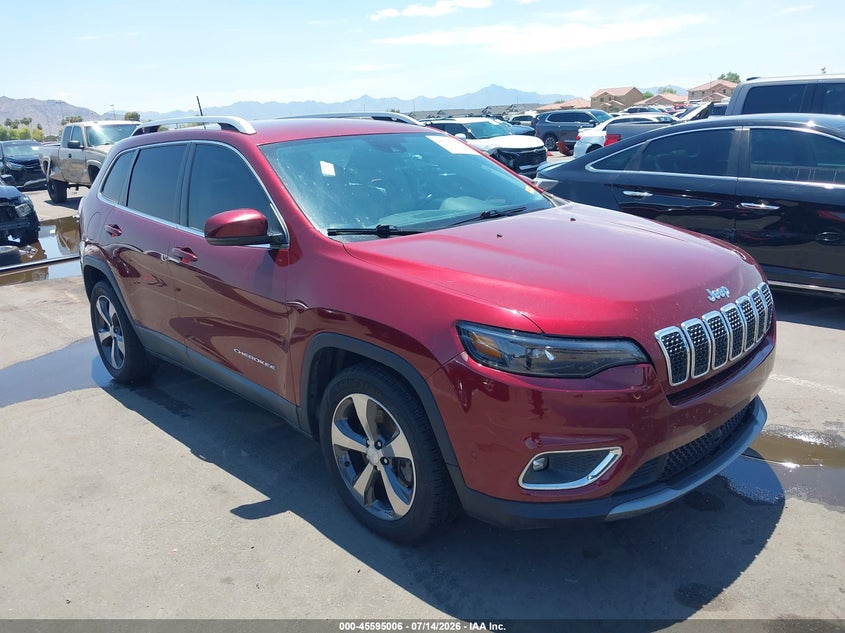 2019 JEEP CHEROKEE LIMITED FWD | 1C4PJLDB1KD371169 | UPCARS