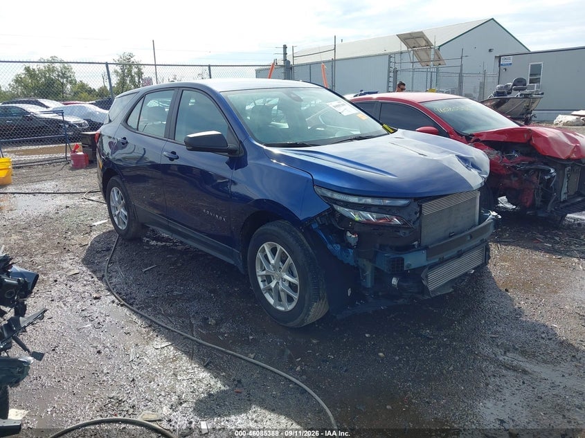 2022 CHEVROLET EQUINOX FWD LS | 3GNAXHEV4NS247810 | UPCARS