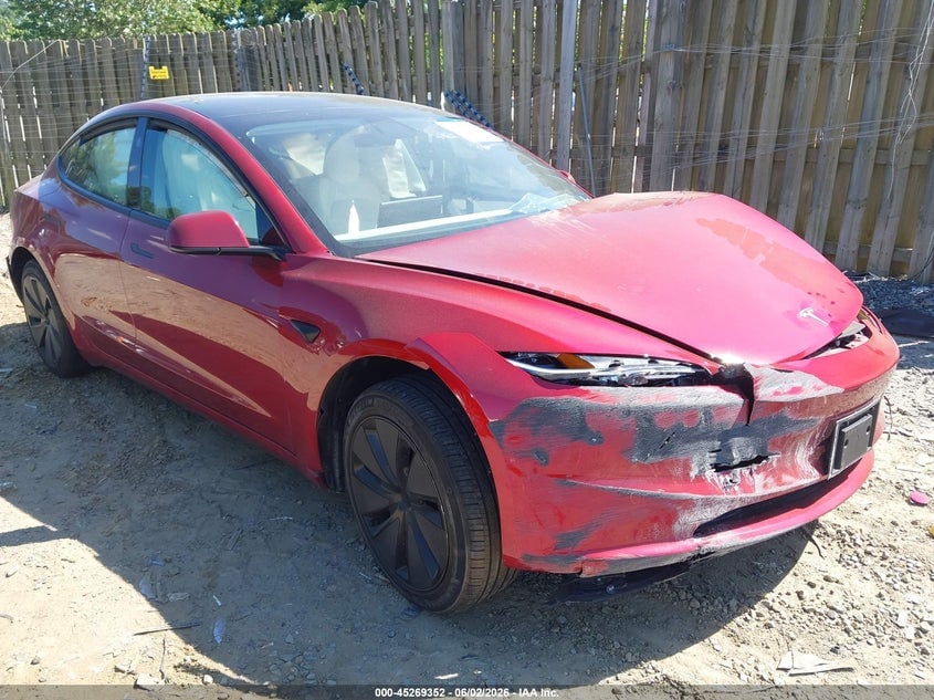 2025 TESLA MODEL 3 LONG RANGE ALL-WHEEL DRIVE | 5YJ3E1EB7SF925703 | UPCARS