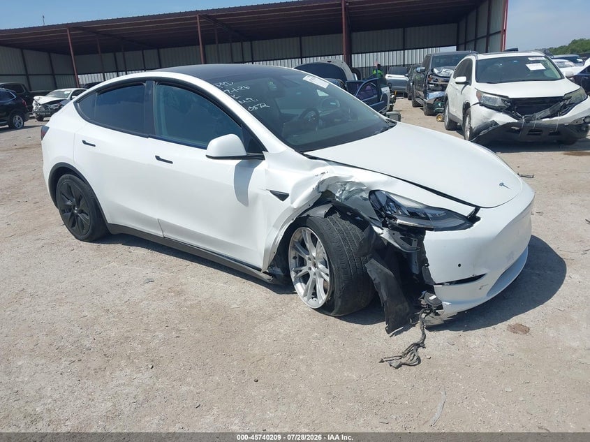 2022 TESLA MODEL Y LONG RANGE DUAL MOTOR ALL-WHEEL DRIVE | 7SAYGDEE2NF320572 | UPCARS
