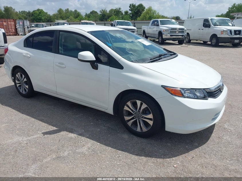 2012 HONDA CIVIC LX | 19XFB2F54CE058563 | UPCARS