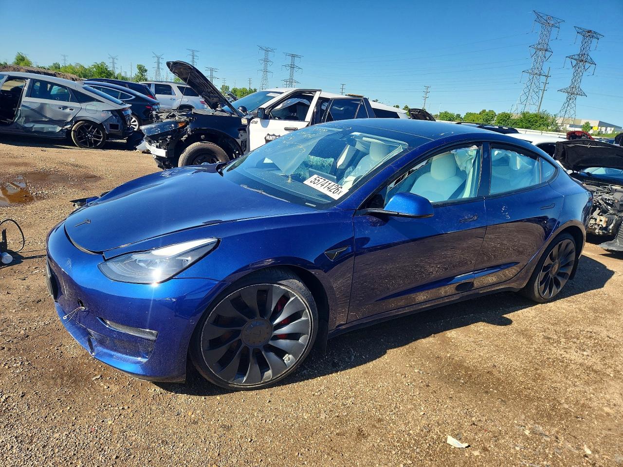 2022 TESLA MODEL 3 | 5YJ3E1EC7NF266762 | UPCARS