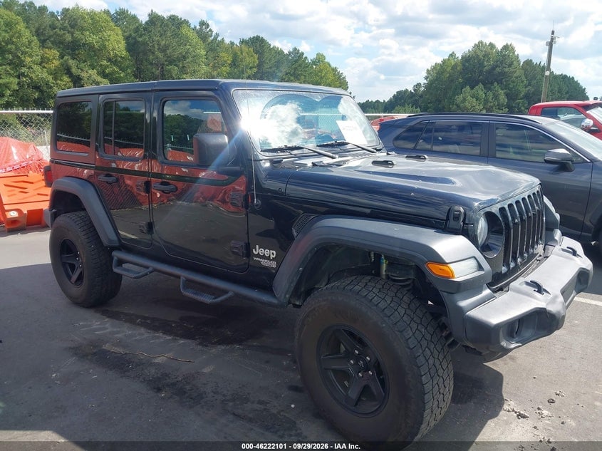 2018 JEEP WRANGLER UNLIMITED SPORT | 1C4HJXDG4JW225245 | UPCARS